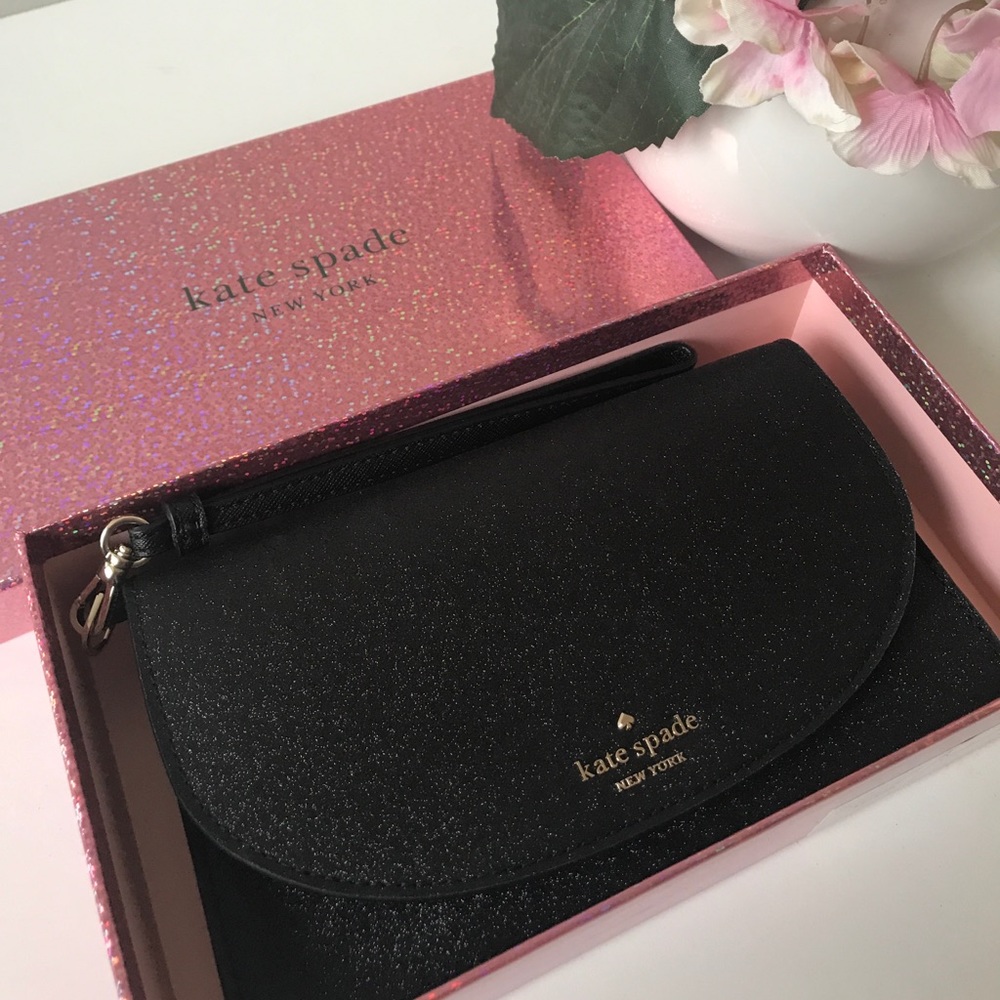 LAST1NewInBox💕Kate Spade Giftable Wristlet Black - Picture 2 of 5